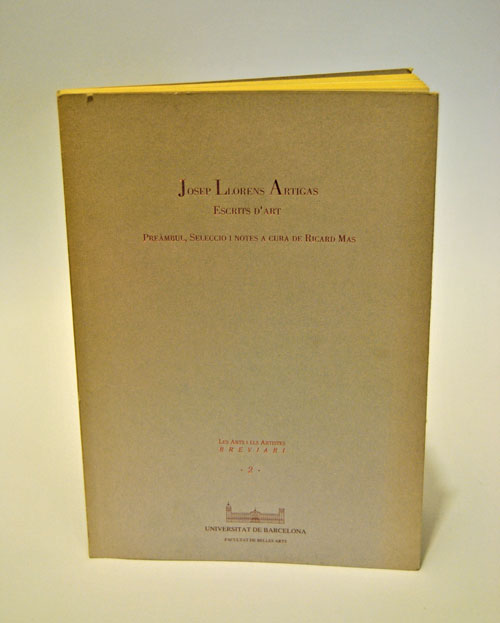 Libro Josep Llorens Artigas. Escrits d'Art