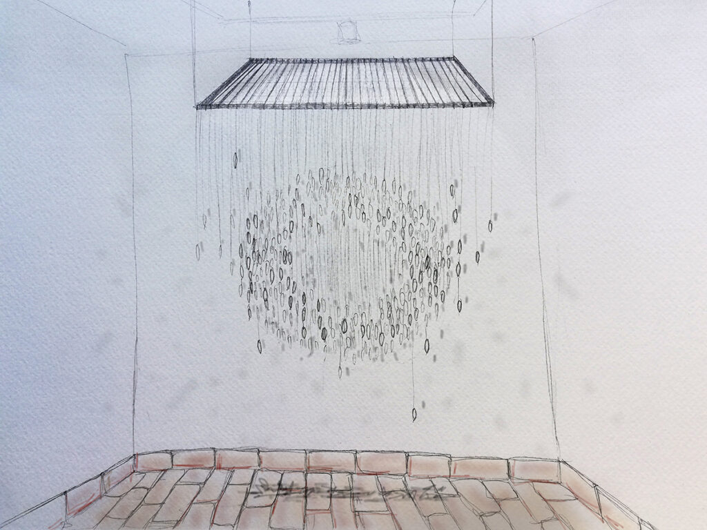 Instalación cerámica de Alicia Ruiz