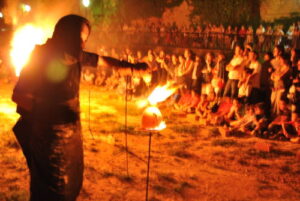 Domadores de fuego 2010. Espectáculo de la Factoria de Nuvols