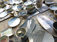 piezas de cerámica raku