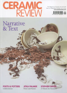 Portada de la revista Ceramic Review