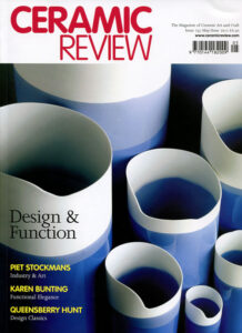 Portada de la revista Ceramic Review