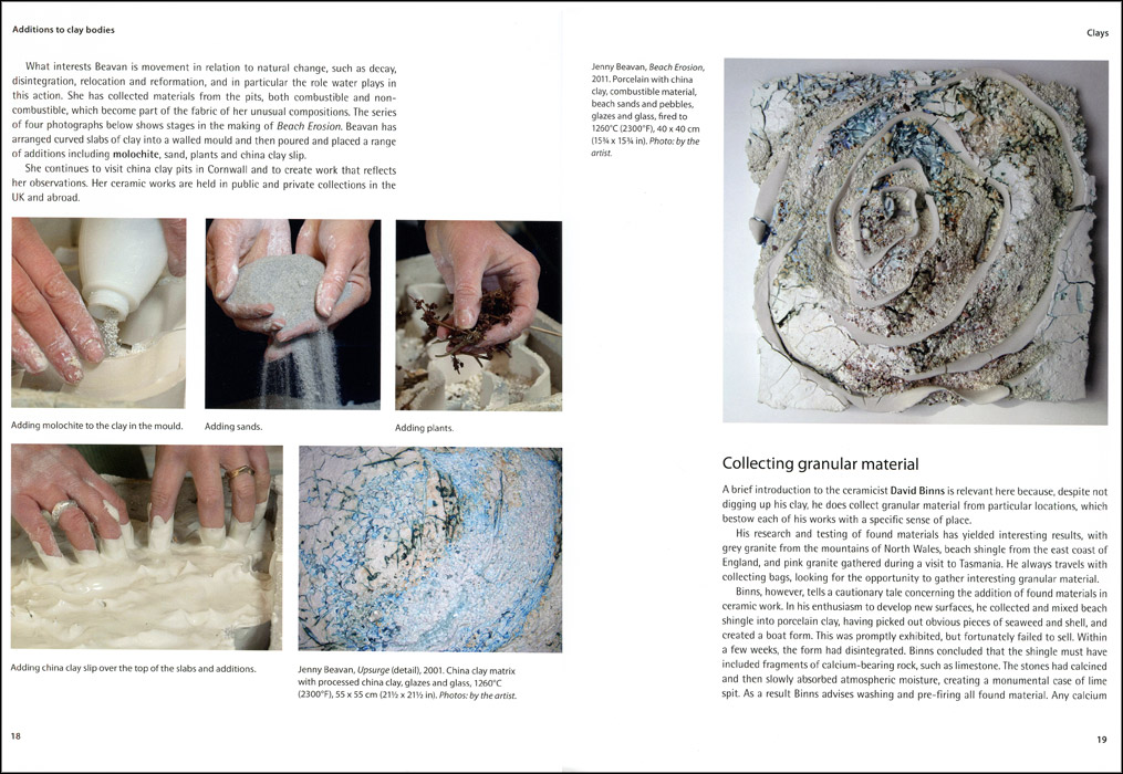 Páginas interiores del libro Additions to Clay Bodies