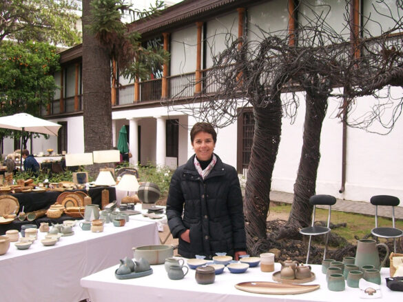 Vista de la feria de cerámica gres de Chile, 2013