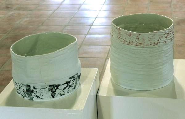 Pieza de cerámica de Eulàlia Oliver