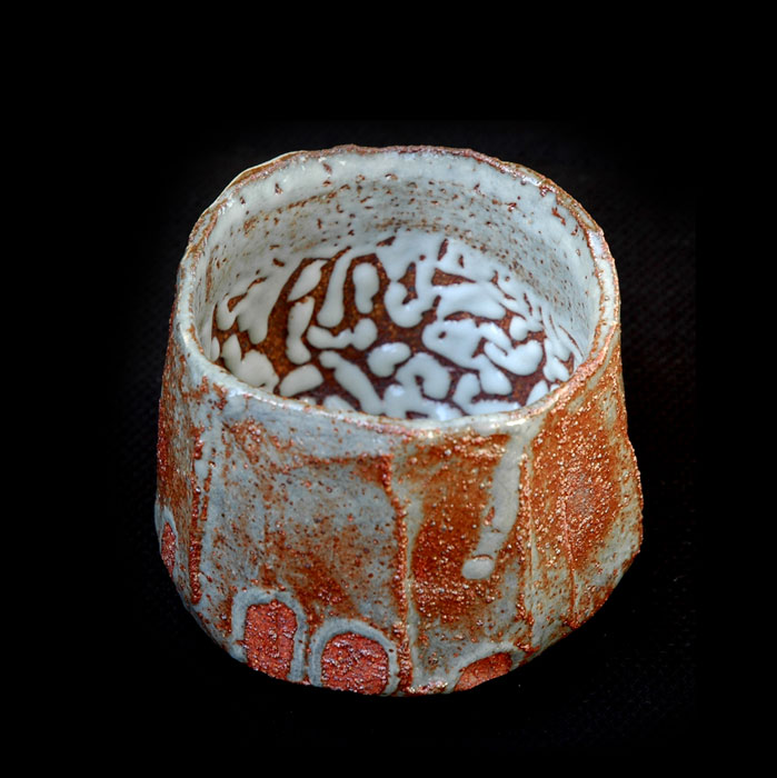 Cuenco con esmalte Shino de Encarna Soler