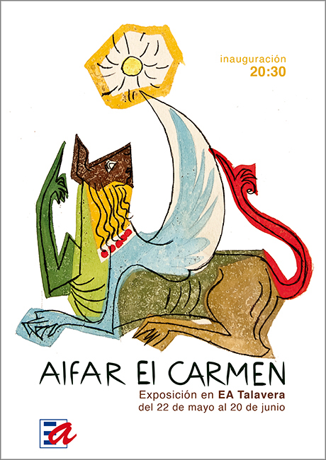 Cartel de la exposición del Alfar el Carmen