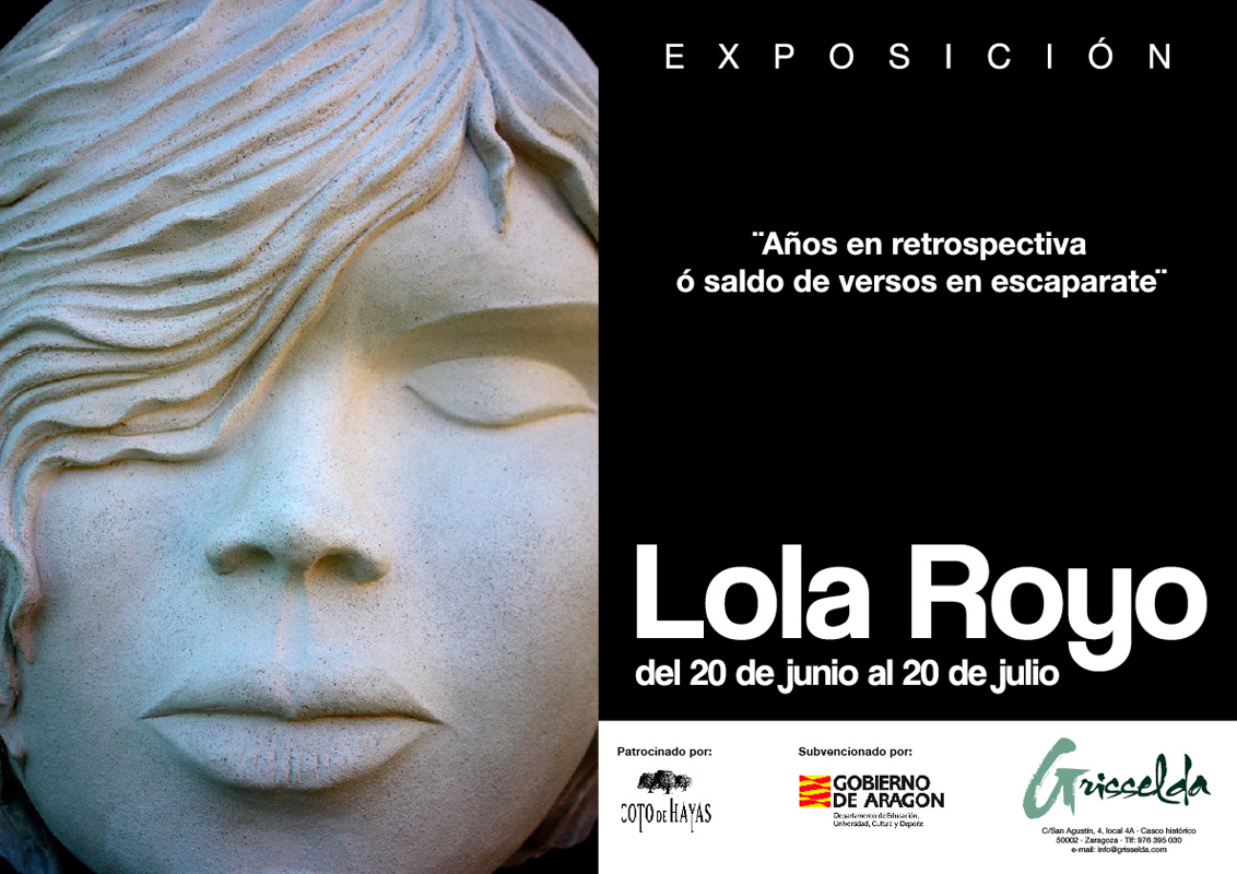 Invitación de la exposición de Lola Royo