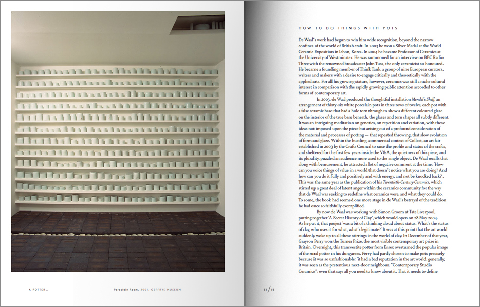 Páginas interiores del libro Edmund de Waal