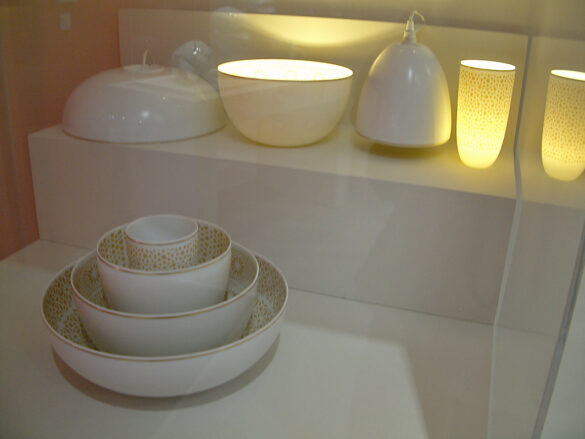 ANNE-LAURE-JALLADEAU Pieza de porcelana de ANNE-LAURE-JALLADEAU