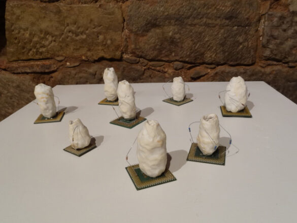 Pieza de cerámica de Bibiana Martínez