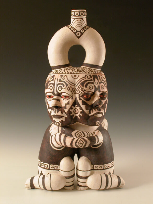 Escultura cerámica de Kukuli Velarde