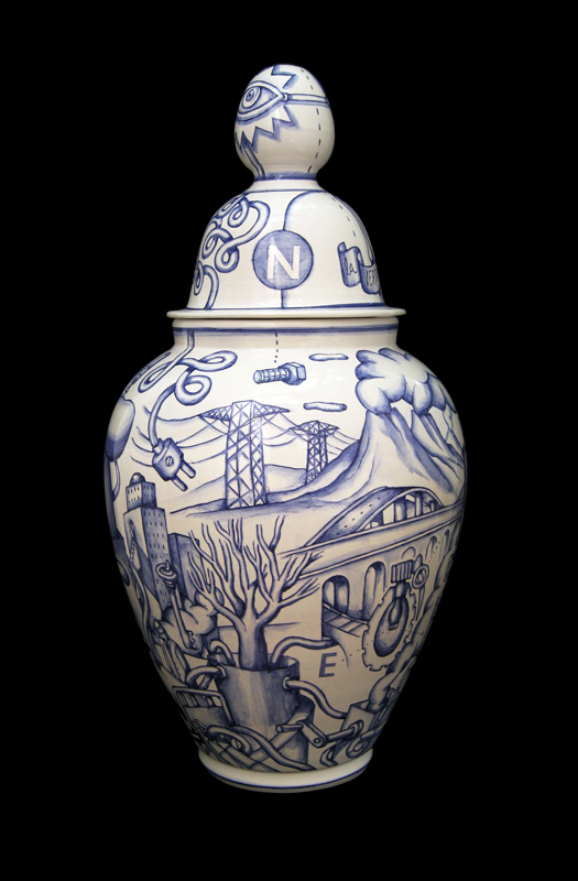 Pieza de cerámica de Xavier Monsalvatje