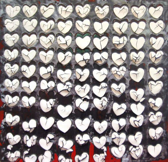 Alberto Hernández Pieza de pintura cerámica de Alberto Hernández