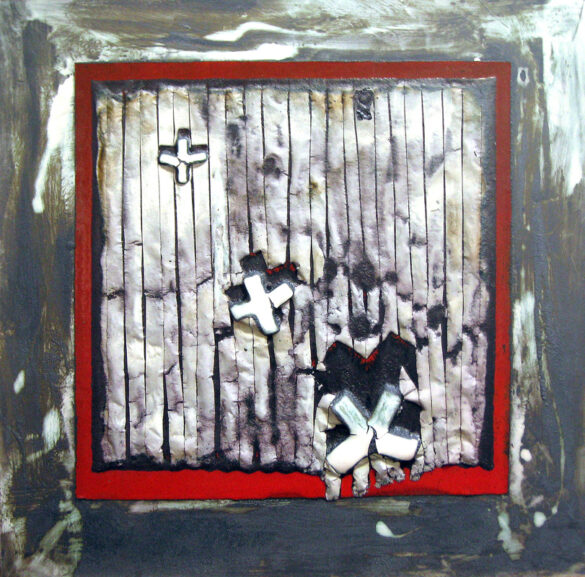 Alberto Hernández Pieza de pintura cerámica de Alberto Hernández