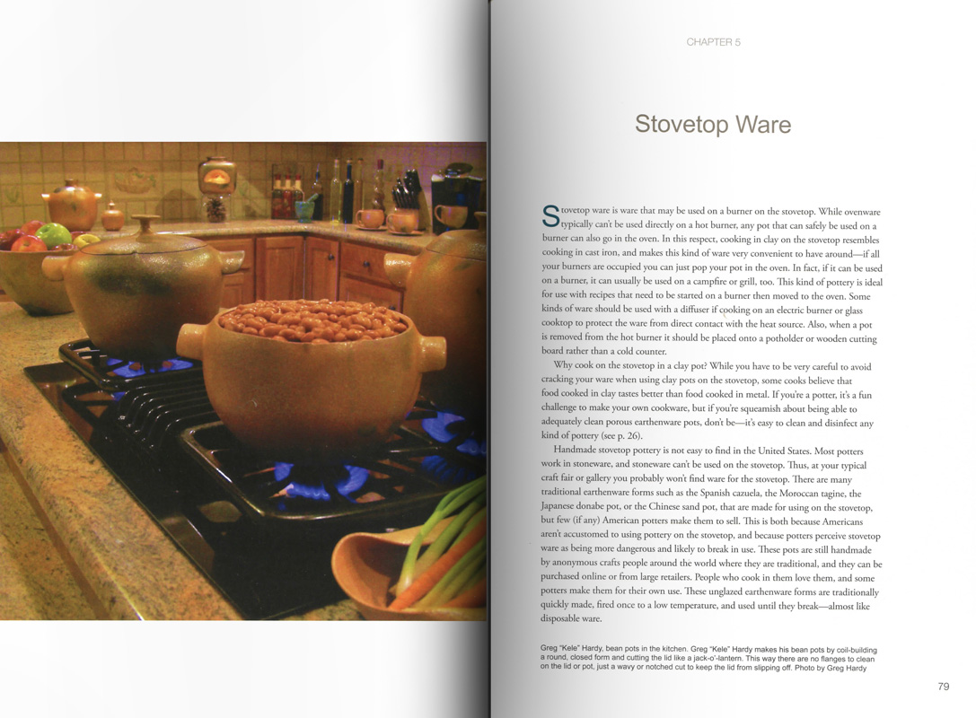Páginas interiores del libro -In the Potters Kitchen-, de Sumi von Dassow