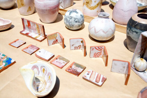 Reflejos_ceramicos_13 Cocción de horno de reflejos metálicos