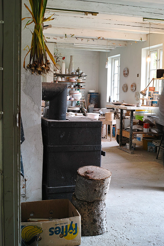 Taller de cerámica de Hans Vangsø