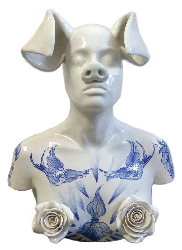 Pieza de cerámica de Ana Cruz