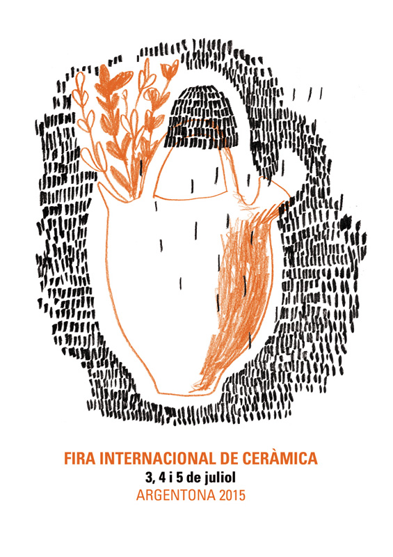 Cartel de la Feria Internacional de Cerámica de Argentona 2015