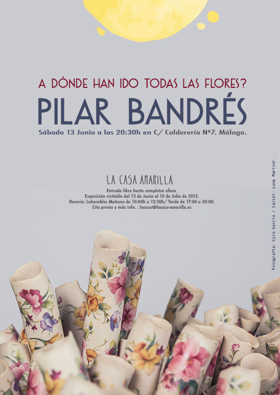 Pilar_Bandres_1 Cartel de la exposición de cerámica de Pilar Bandrés