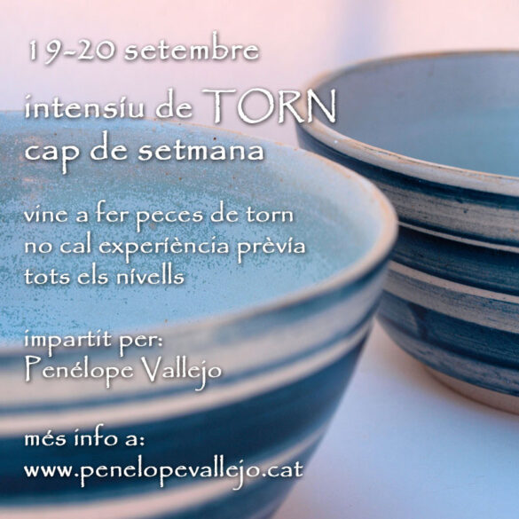 Otono_2015_1 Cartel del curso de torno con Penélope Vallejo