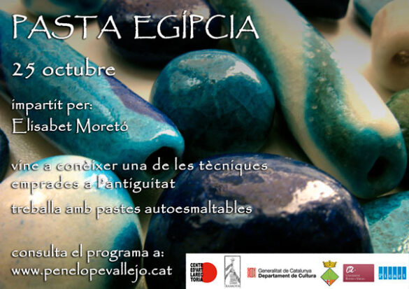 Otono_2015_2 Cartel del curso de pastas egipcias con Eli Moretó