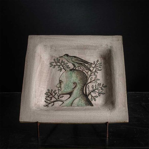 Pieza de cerámica de Susanna-Inglada y Camil.la Pérez Salvà