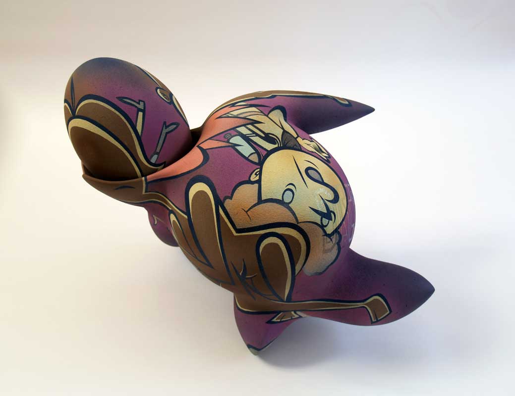 Escultura cerámica de Takashi Hinoda