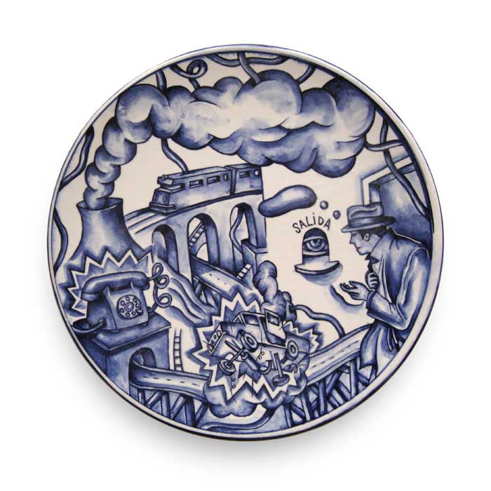 Pieza de cerámica de Xavier Monsalvatje