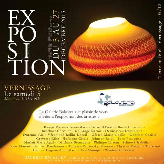 Cartel de la exposición de cerámica