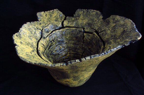 Pieza de cerámica de César Arqué