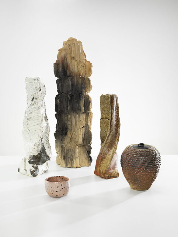 Pieza de cerámica de Shozo Michikawa