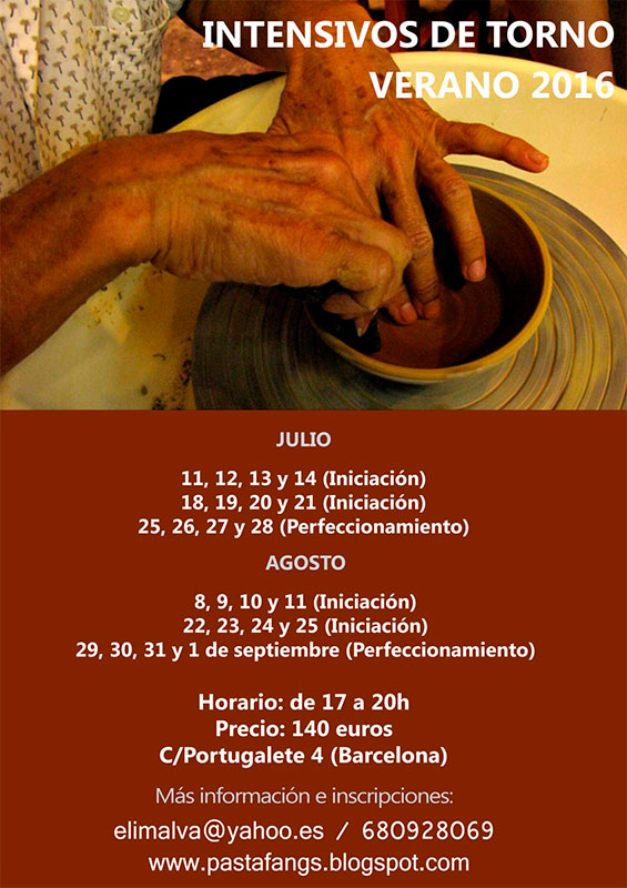 Cartel de los cursos de verano de Eli Moretó