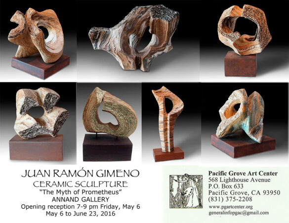 Escultura cerámica de Juan Ramón Gimoneo