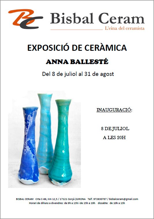 cartel de la exposición de Anna Ballesté