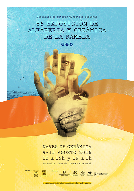 Cartel de la Exposición del Premio de cerámica de La Rambla 2016