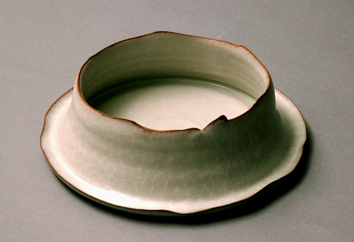 Pieza de cerámica de Takashi Yasuda