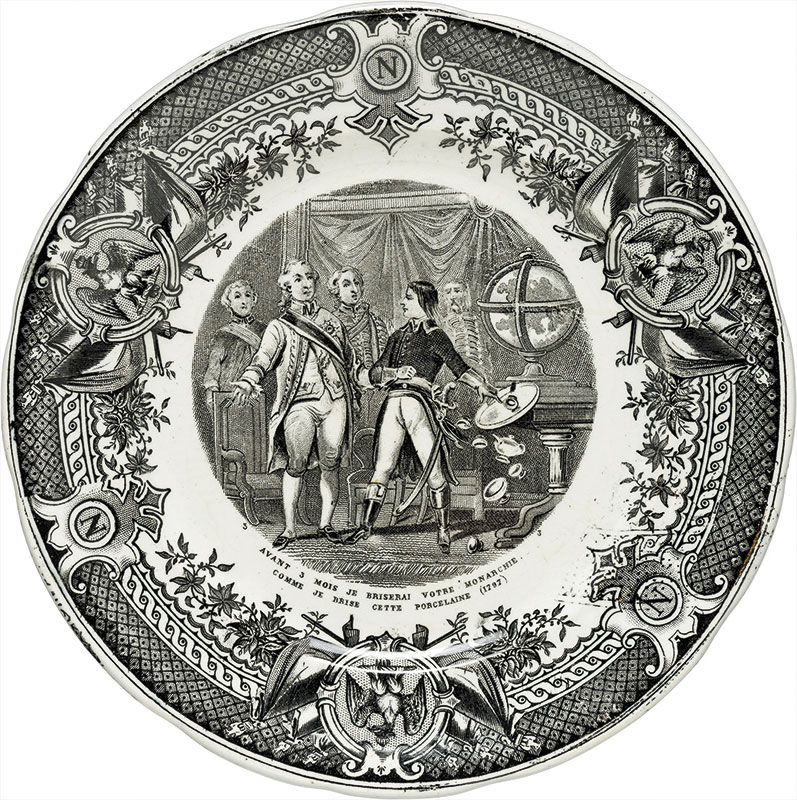 Plato de cerámica del Museo Ariana