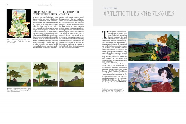 Páginas interiores del libro Tiles & Style