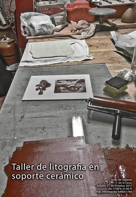 Curso de litografía sobre cerámica