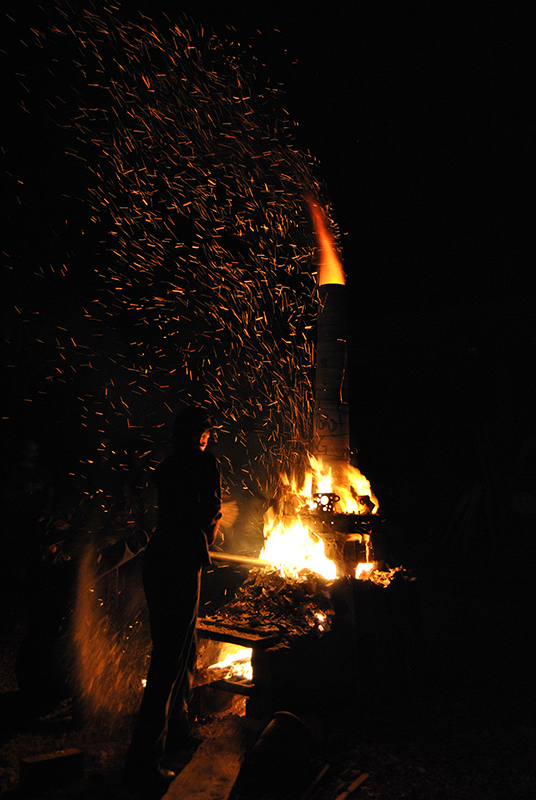 Cocción-espectáculo de Inga Freitas y Júlia Sangés