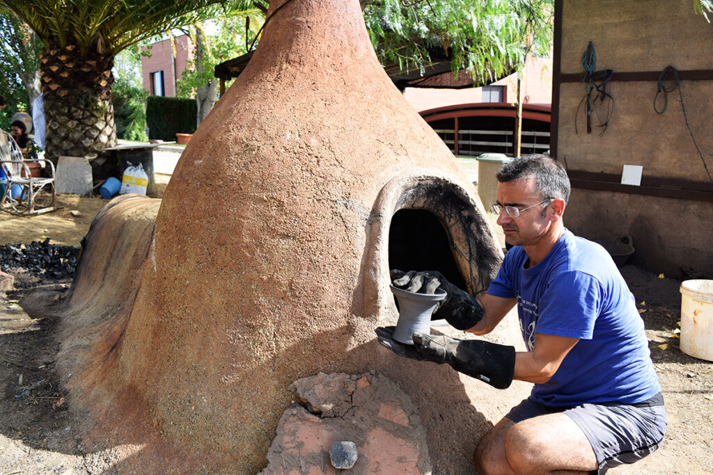 Apertura del horno romano cocido por Ferran gallo