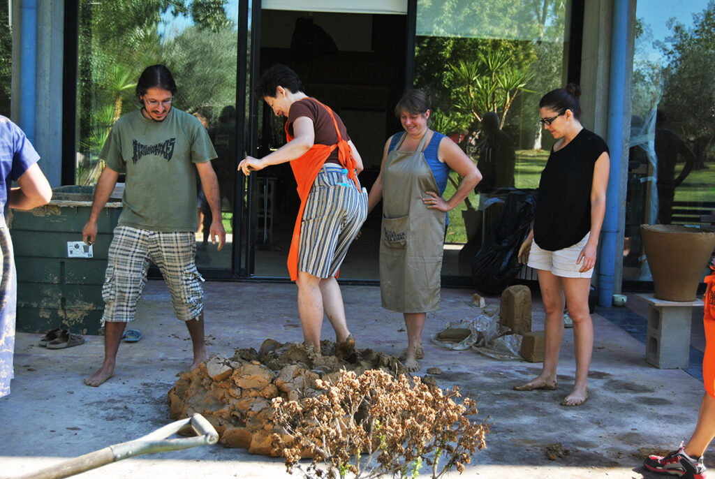 Curso de técnicas de urdido impartido por Daniel Caselles