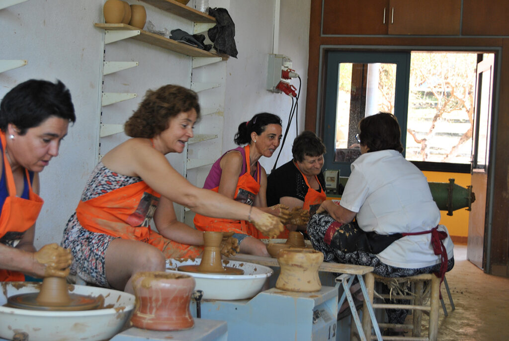 Taller de torno impartido por Dolors Ros