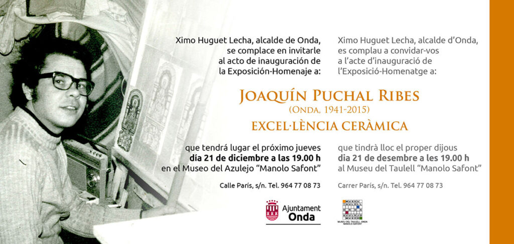 Cerámica de Joaquín Puchal Ribes