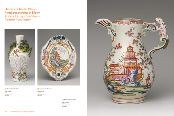 Páginas interiores del libro 300 Years of the Vienna Porcelain Manufactory