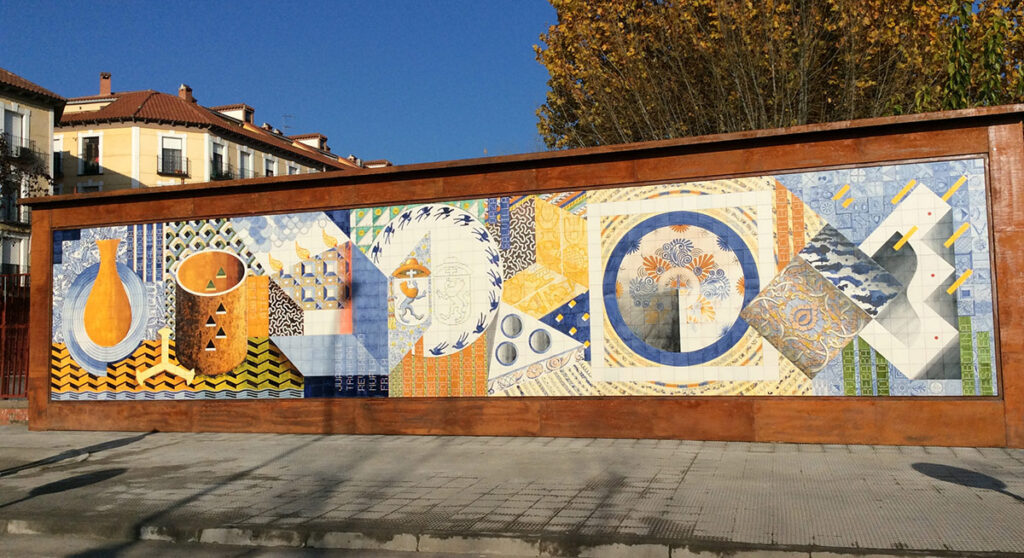 Mural de cerámica de Talavera de la Reina