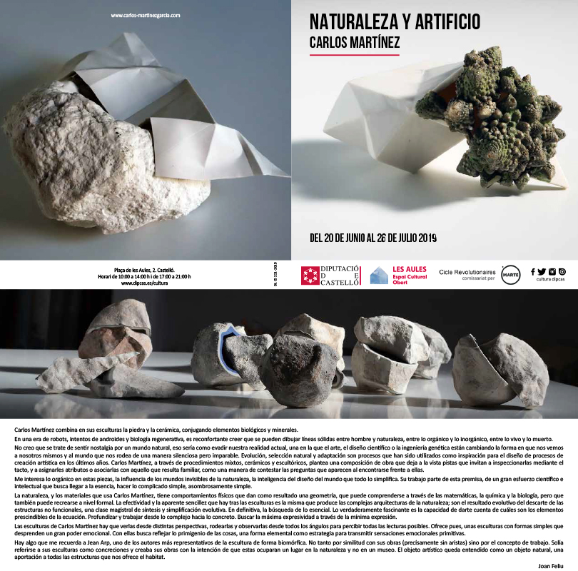 Exposición de cerámica de Carlos Martínez