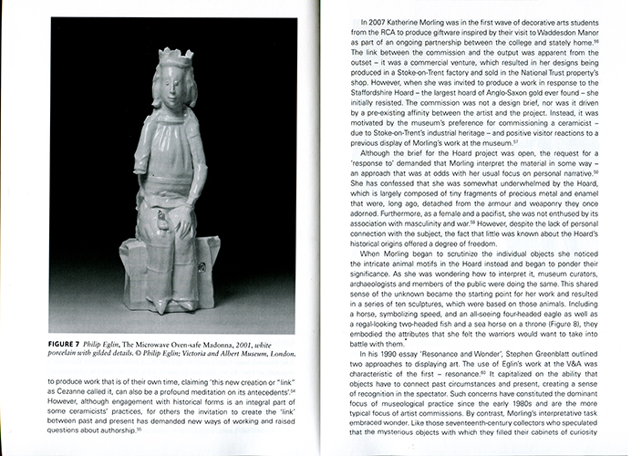 Páginas interiores del libro Ceramics and the Museum